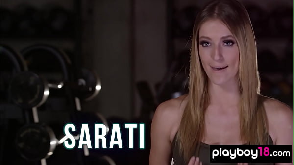 Big tits redhead teen Molly Stewart stripping and doing her daily workout