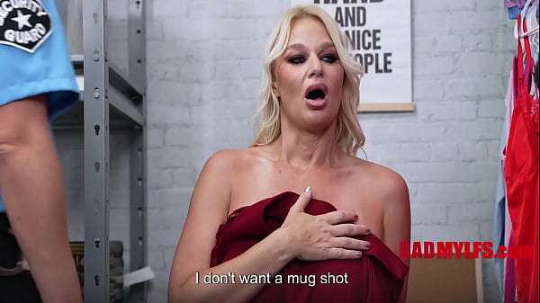 Curvy Housewife Caught Stealing Condoms To Cheat.. Gets Cornered By The Store Cop | BadMylfs