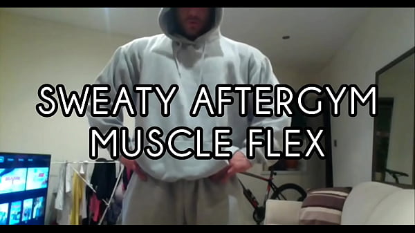 MUSCLE WORSHIP AND JERKING WITH HUGE CUMSHOT