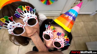 PervyMother – Mom Recruits her Stepsister to Celebrate the Boy’s Birthday, Melody Mynx, Tifa Quinn, Conor Coxxx