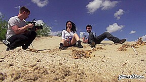 Behind The Scenes With Gabriella Paltrova In The Desert