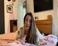 Sick In Bed Step-mom Helps